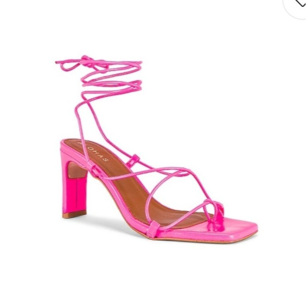 ALOHAS Pink Strappy Sandals